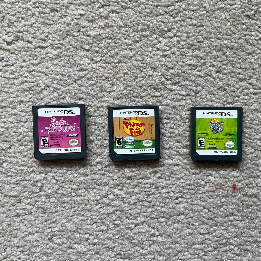 3 pack Nintendo DS games